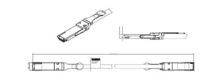 Structure of high speed cable DAC Structure of high speed cable DAC