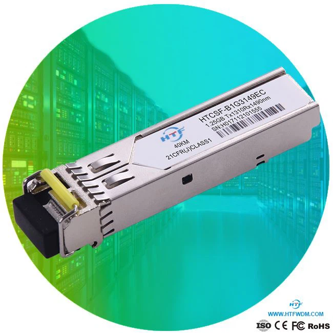 1.25G SFP BIDI 40km Connector Poeth-pluggable