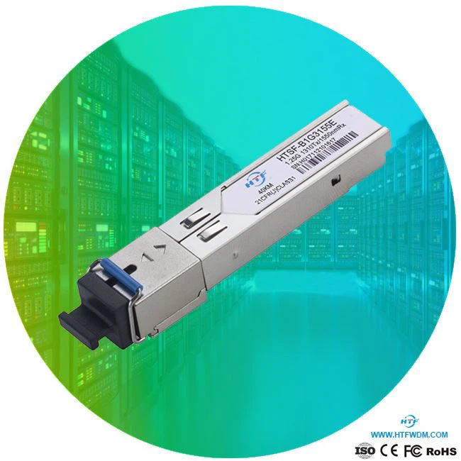 BIDI Transceivers SFP Fiber 1.25Gbs SC 40km