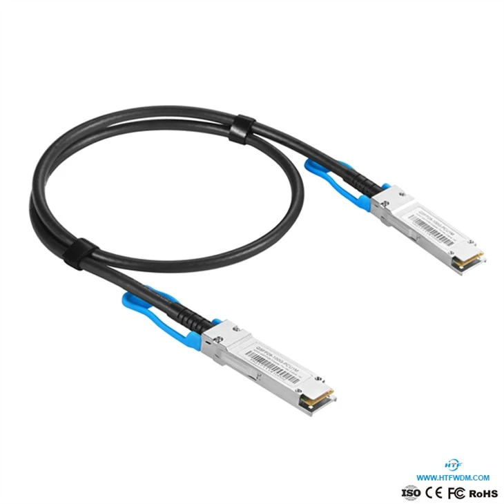 Transceivers Fiber Optic 100G QSFP28 Clymu Copr Cebl Uniongyrchol