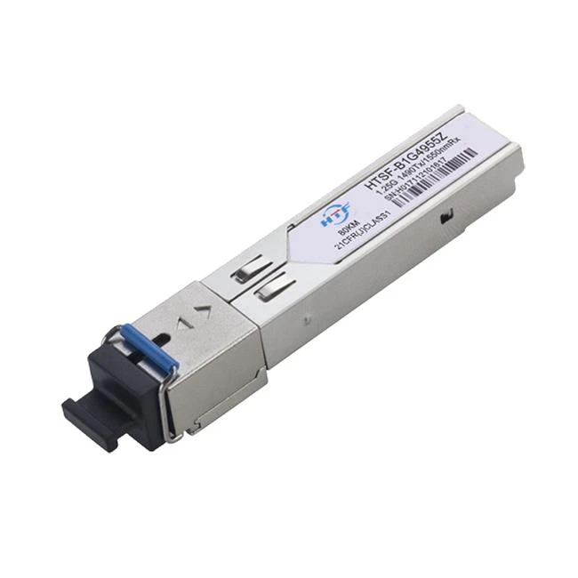 Mathau o fodiwlau Ffibr SFP SC BIDI SFP 80km 1490DFB
